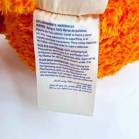 Build A Bear Orange Pumpkin Bear Glow Light Up Halloween 17” Plush WORKING - Picture 5 of 13